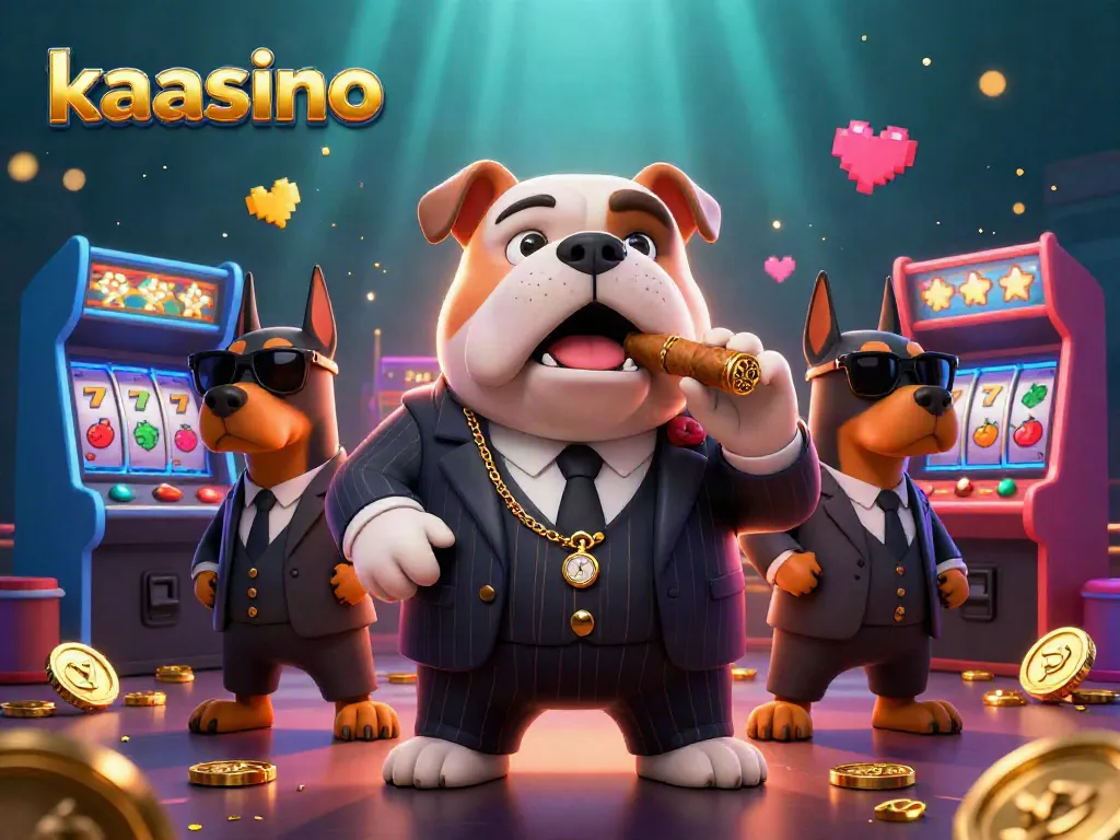 Kaasino's thrilling gaming experience showcased with vibrant characters and slot reels capturing excitement.